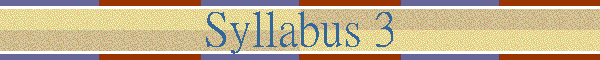 Syllabus 3