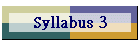 Syllabus 3